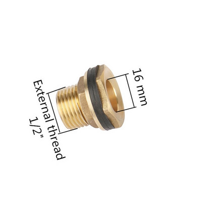 1/2" 3/4" 1" apa menet sárgaréz menet csatlakozó kerti öntözővíztartály vízcsap Vízellátó csatlakozó adapter