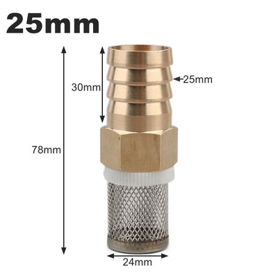 1 tk messingist 6 ~ 25 mm voolikufilter Aia kastmisfiltrid Autopesuri pihusti pump filtreerimisvõrk roostevabast terasest võrkfilter