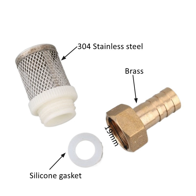 1 tk messingist 6 ~ 25 mm voolikufilter Aia kastmisfiltrid Autopesuri pihusti pump filtreerimisvõrk roostevabast terasest võrkfilter