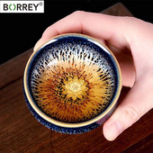 BORREY 60 ml kínai Jianzhan teáscsésze Kung Fu kis teáscsésze kerámia színváltó csésze porcelán teás edény Latte konyhai ital