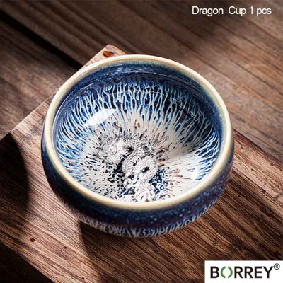 BORREY 60 ml kínai Jianzhan teáscsésze Kung Fu kis teáscsésze kerámia színváltó csésze porcelán teás edény Latte konyhai ital