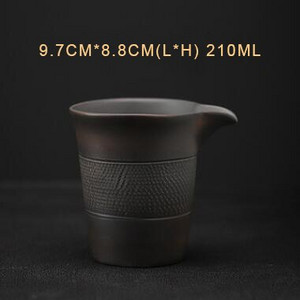 Pinny Purple Pottery Vintage Cha Hai Retro keramika Matine Fair Cup Kinų Kung Fu Gėrimų indai Jump Knife Process Arbatos paslauga