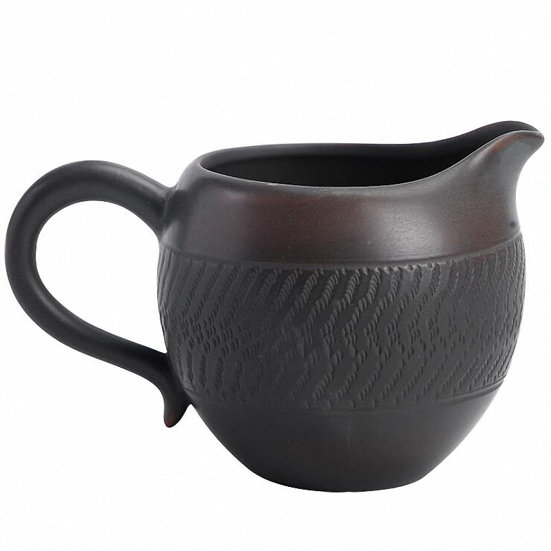 Pinny Purple Pottery Vintage Cha Hai Retro keramika Matine Fair Cup Kinų Kung Fu Gėrimų indai Jump Knife Process Arbatos paslauga