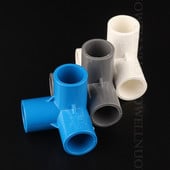 10db PVC csőcsatlakozók kerti öntözőcső adapter 20 25 32mm PVC háromdimenziós pólók beltéri vízellátó csőszerelvények