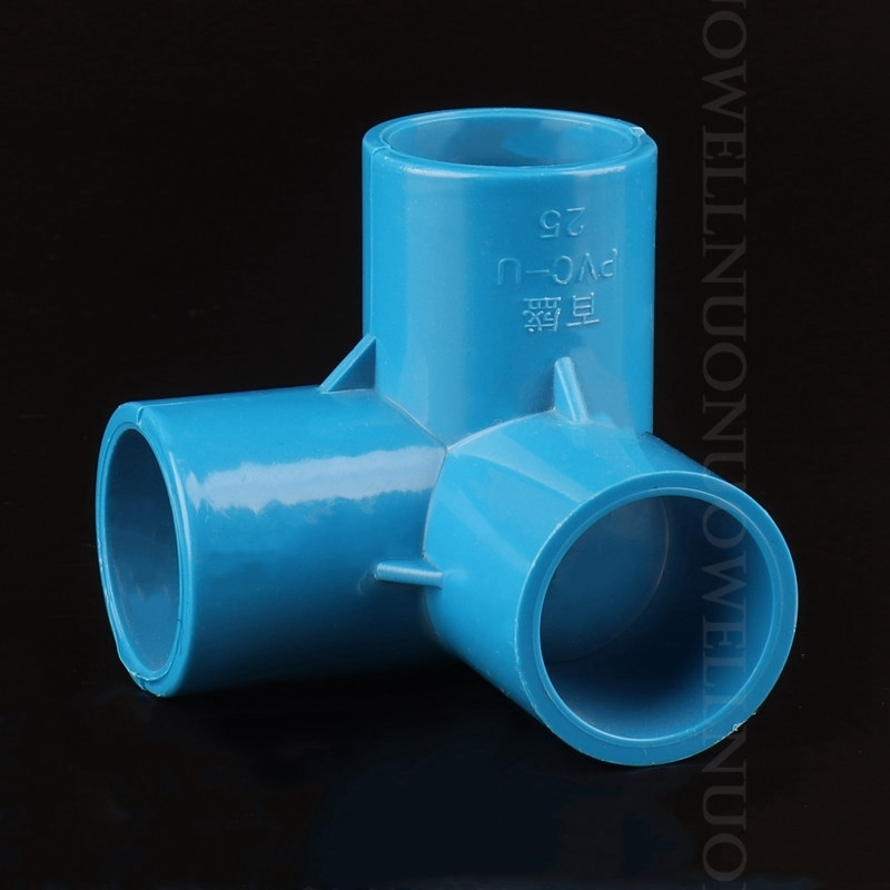 10db PVC csőcsatlakozók kerti öntözőcső adapter 20 25 32mm PVC háromdimenziós pólók beltéri vízellátó csőszerelvények
