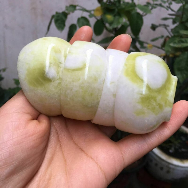 2 buc. ceașcă de ceai din jad natural, rafinat sculptat manual, bol de ceai din piatră de jad autentic, ceașcă pentru sănătate, veselă de ceai Gongfu