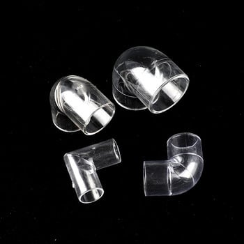 1/2/5/10pcs 90° Acrylic Ebow Connector Διαφανή εξαρτήματα σωλήνων Aquarium Water Tubo Joints Clear Plexiglass Tube Προμηθευτές