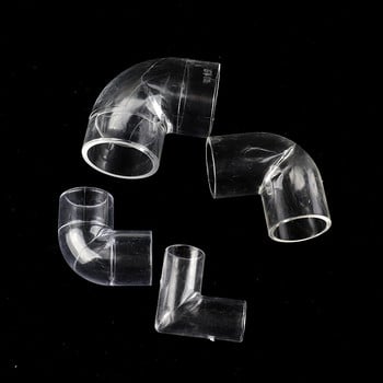 1/2/5/10pcs 90° Acrylic Ebow Connector Διαφανή εξαρτήματα σωλήνων Aquarium Water Tubo Joints Clear Plexiglass Tube Προμηθευτές