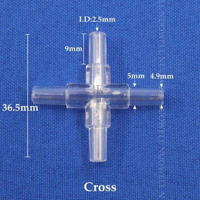 200~5db 5mm-es átlátszó akril oxigéncső csatlakozók akváriumi akvárium légtömlő elosztó könyök póló elosztó csatlakozó