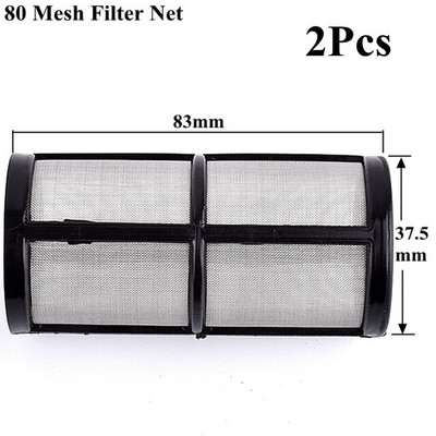 1/2 3/4 1 inch 40 ~ 80 ochiuri filtru ecran Filtru de udare de grădină Filtru de irigare iaz Filtru de irigare pentru acvariu rezervor de pește sitor pompă de apă 1 buc