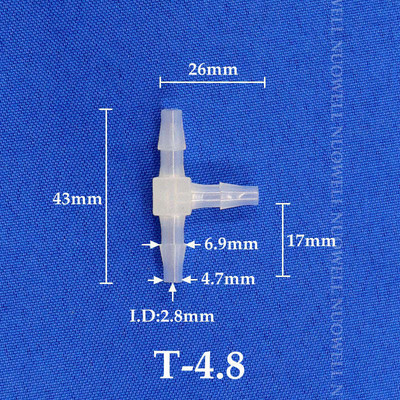 200~5db 1,6-15,8mm PP tömlő póló csatlakozó akváriumi akvárium tömlőszerelvények légszivattyú levegőztető kerti vízcsatlakozók