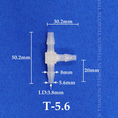 200~5db 1,6-15,8mm PP tömlő póló csatlakozó akváriumi akvárium tömlőszerelvények légszivattyú levegőztető kerti vízcsatlakozók
