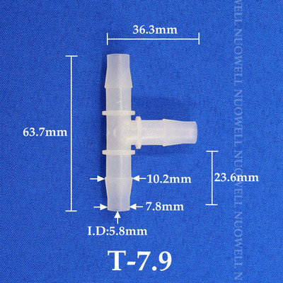 200~5db 1,6-15,8mm PP tömlő póló csatlakozó akváriumi akvárium tömlőszerelvények légszivattyú levegőztető kerti vízcsatlakozók