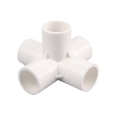 3 căi/4 căi/5 căi Tridimensionale Diametru interior 20 mm Conector PVC Racorduri pentru țevi de alimentare cu apă Conectori egali Imbinare din plastic