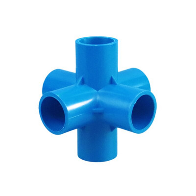 3 căi/4 căi/5 căi Tridimensionale Diametru interior 20 mm Conector PVC Racorduri pentru țevi de alimentare cu apă Conectori egali Imbinare din plastic