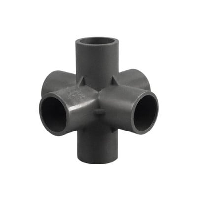 3 căi/4 căi/5 căi Tridimensionale Diametru interior 20 mm Conector PVC Racorduri pentru țevi de alimentare cu apă Conectori egali Imbinare din plastic