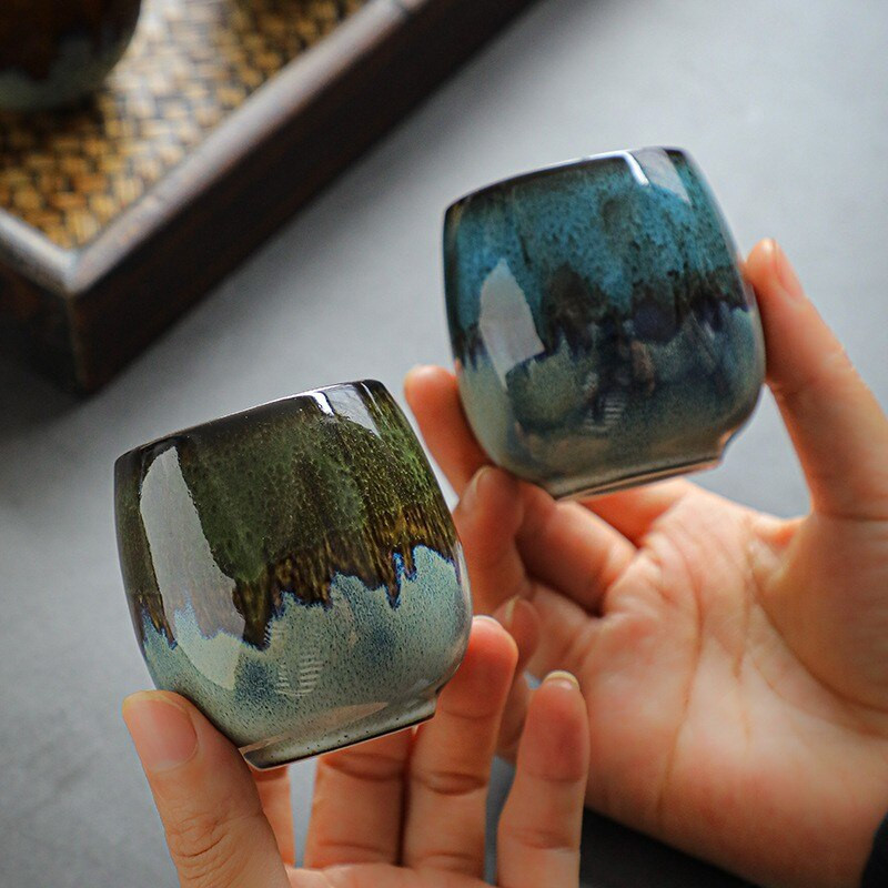 1 buc/6 buc ceașcă de ceai din ceramică din porțelan cești de cafea din ceramică o singură băutură cană de vin ceașcă de ceai pentru casă cu ridicata