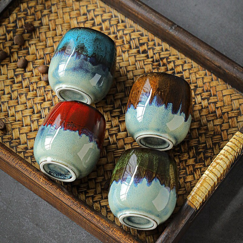 1 buc/6 buc ceașcă de ceai din ceramică din porțelan cești de cafea din ceramică o singură băutură cană de vin ceașcă de ceai pentru casă cu ridicata