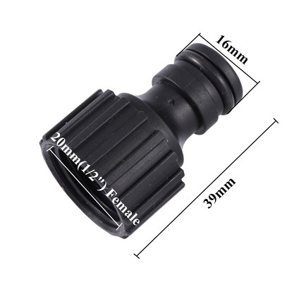 6 buc. filet intern 1/2" la 16mm mamelon conector de apă de grădină irigare acvariu rezervor de pește pompă de apă accesorii robinet