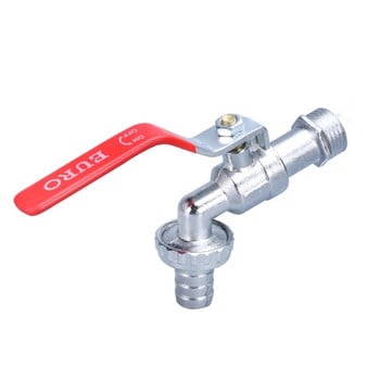 Βρύση Thicken Garden Tap Faucet 1/2\'\' 3/4\'\' Metal Snap Fittings BSP Garden Hose Connector Home Outdoor Garden Tools