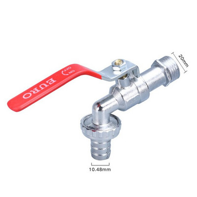 Storas sodo maišytuvas 1/2'' 3/4'' metalinės jungiamosios detalės BSP sodo žarnos jungtis namų lauko sodo įrankiai