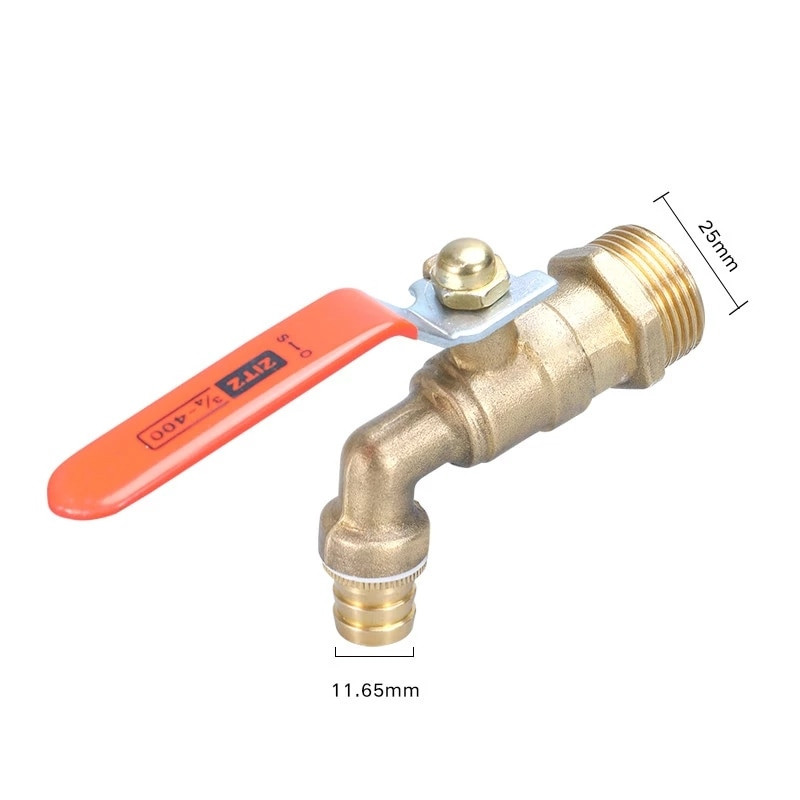Storas sodo maišytuvas 1/2'' 3/4'' metalinės jungiamosios detalės BSP sodo žarnos jungtis namų lauko sodo įrankiai