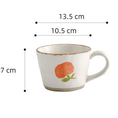 Cești de cafea din gresie în stil japonez, creativitate, cană de ceai retro, ceai, ceai de mare valoare, realizată manual, din ceramică.