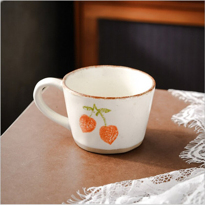 Cești de cafea din gresie în stil japonez, creativitate, cană de ceai retro, ceai, ceai de mare valoare, realizată manual, din ceramică.