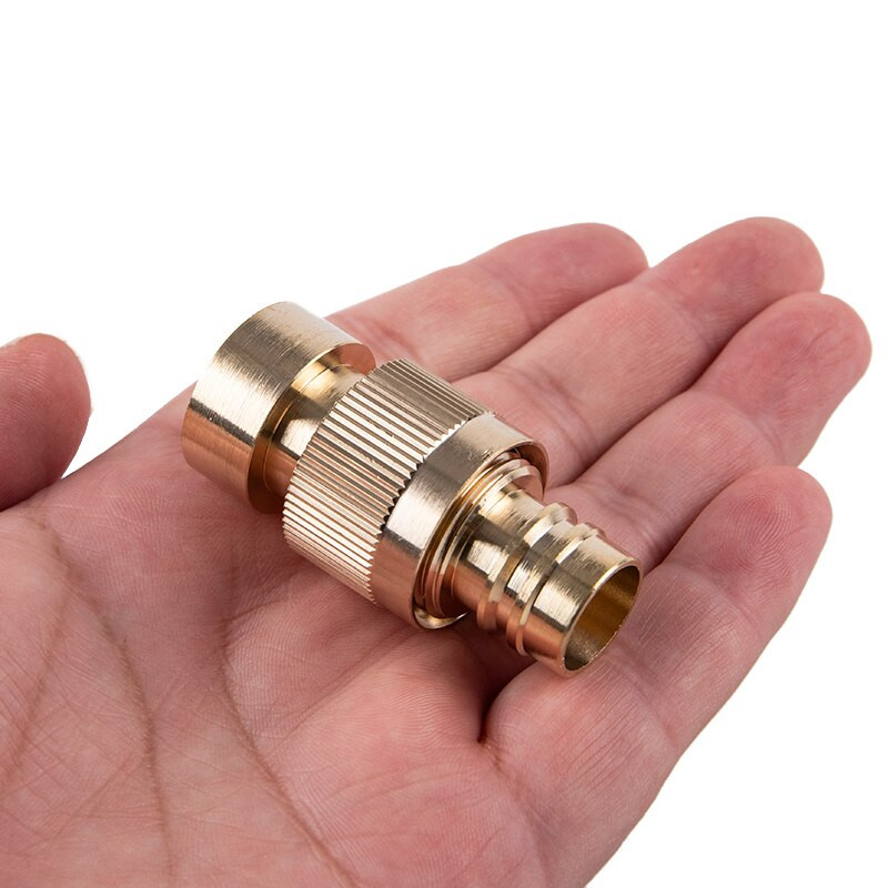 1PC Duză de furtun din alamă de înaltă calitate 1/2 3/4 "de înaltă presiune pentru mașină, grădină, pulverizator de apă reglabil, duză de grădină