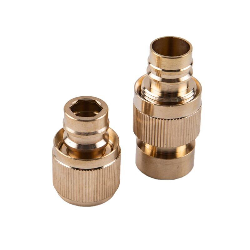 1PC Duză de furtun din alamă de înaltă calitate 1/2 3/4 "de înaltă presiune pentru mașină, grădină, pulverizator de apă reglabil, duză de grădină