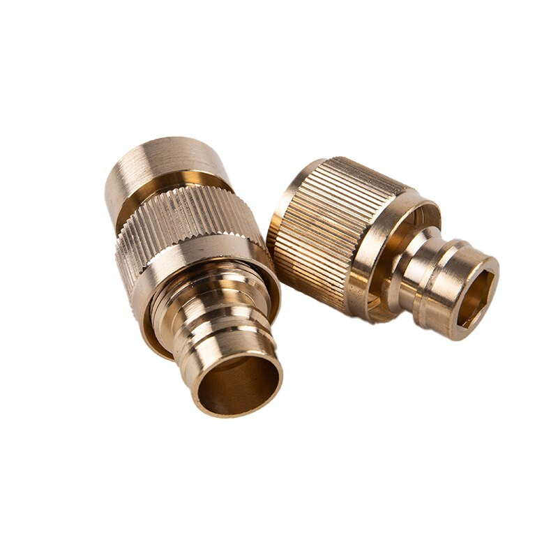 1PC Duză de furtun din alamă de înaltă calitate 1/2 3/4 "de înaltă presiune pentru mașină, grădină, pulverizator de apă reglabil, duză de grădină