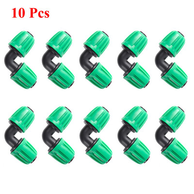 Laistymo jungiamųjų detalių rinkinys, skirtas sodo žemės ūkiui Automatinė laistymo mikro drėkinimo sistema 16 mm PE vamzdžių jungiamosios detalės 19 vnt.