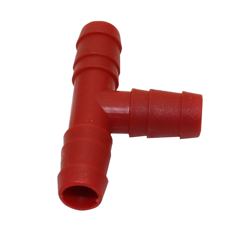 20db 9mm Piros műanyag póló szerelvény víztömlő csatlakozó vízosztó kerti tömlő csatlakozók öntözőszerelvény cső vízszerszám