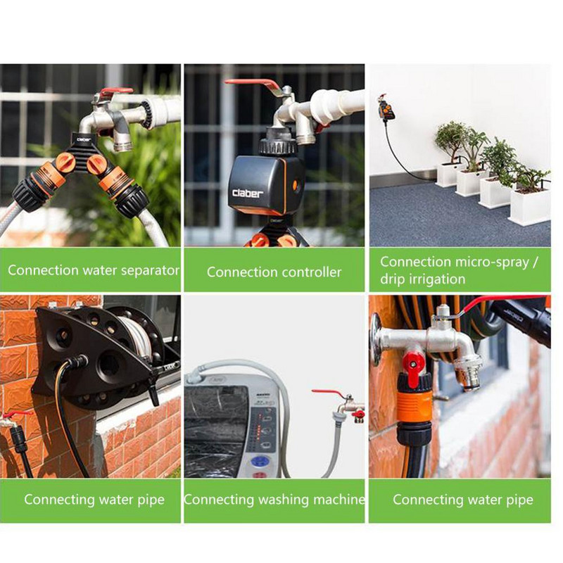 S60X6 1/2" IBC Адаптер за резервоар Градински маркуч Кран Съединител за маркуч за резервоар за вода Кран Резервен конектор Фитинг Клапан Градински консумативи