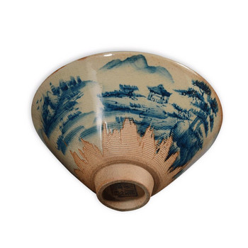 100ml Vintage ζωγραφισμένα στο χέρι κινέζικα φλιτζάνια τσαγιού κεραμικής σετ τσαγιού Kung Fu Bowls για την τελετή τσαγιού Chawan