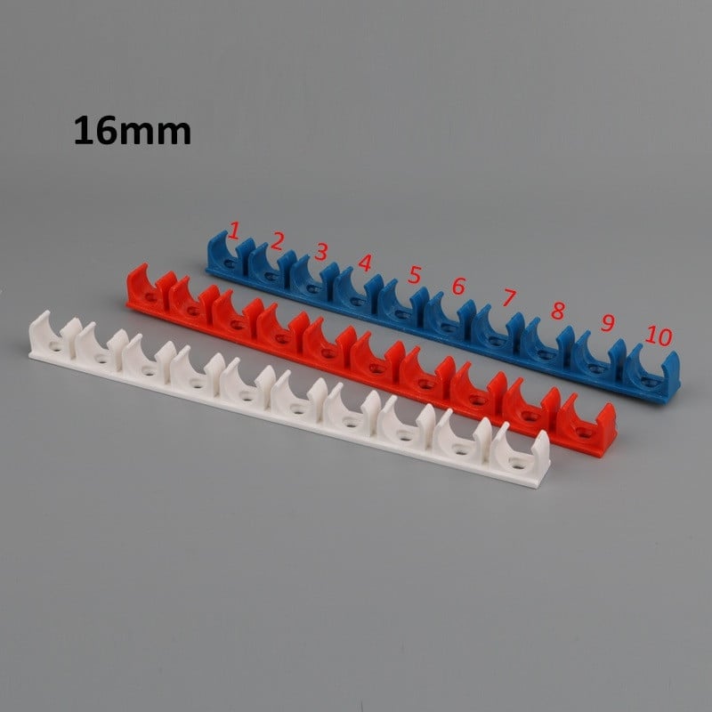 2db 16 mm-es 20 mm-es vízcsőbilincs PVC PPR csőtartó horog vízcső klip kerti öntözőrendszerek szerelvényei