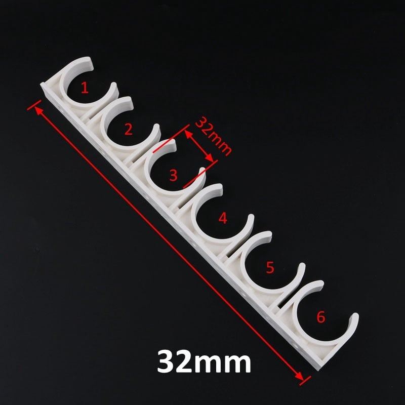 2db 16 mm-es 20 mm-es vízcsőbilincs PVC PPR csőtartó horog vízcső klip kerti öntözőrendszerek szerelvényei