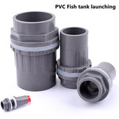 1 ~ 10 DB 20/25/32/40/50 mm Kiváló minőségű PVC csőcsatlakozók vastag akvárium lefolyó kerti öntözés akvárium bemeneti kimeneti csatlakozások