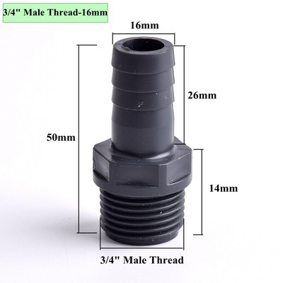 1-20db külső átmérőjű 8-20 mm-től 1/2"-3/4"-ig pagoda csatlakozó, kerti tömlőadapter öntözőcső lágy tömlőcsatlakozó-tartozékok