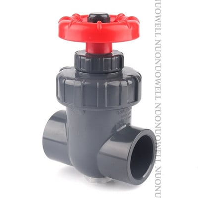 1buc 20 ~ 63mm Irigare acvariu de înaltă calitate, control precis al debitului, supapă UPVC, roată de mână fără pată, supapă de ecluză din plastic