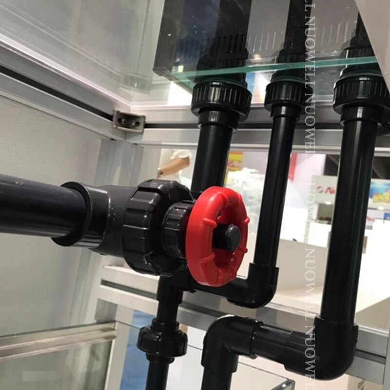 1buc 20 ~ 63mm Irigare acvariu de înaltă calitate, control precis al debitului, supapă UPVC, roată de mână fără pată, supapă de ecluză din plastic