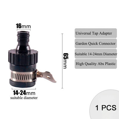 Kerti csapos öntözés 1/4" tömlőcső illesztő adapter 1/2" 1" 3/4" apa menetes univerzális mellbimbó ízület öntöző eszköz