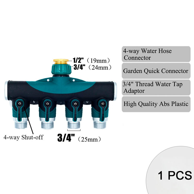 Kerti csapos öntözés 1/4" tömlőcső illesztő adapter 1/2" 1" 3/4" apa menetes univerzális mellbimbó ízület öntöző eszköz