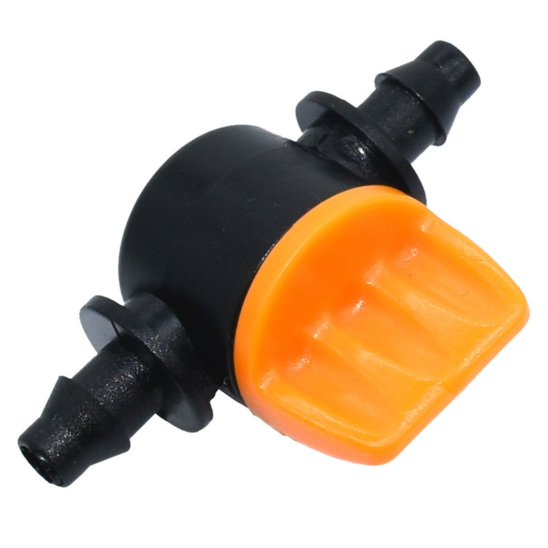 5 buc. mini supapă cu furtun de 4/7 mm pentru irigarea grădinii, supapă de control al debitului de apă ghimpată, instrumente pentru agricultură, fitinguri de irigare prin picurare