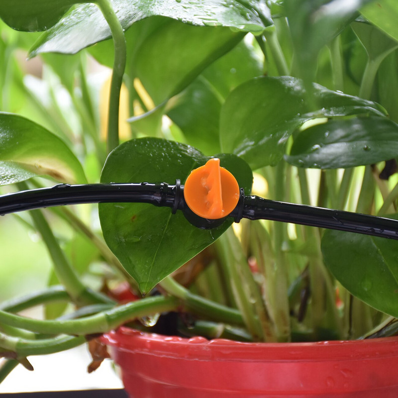 5 buc. mini supapă cu furtun de 4/7 mm pentru irigarea grădinii, supapă de control al debitului de apă ghimpată, instrumente pentru agricultură, fitinguri de irigare prin picurare