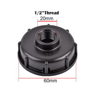 Adaptor rezervor de apă IBC S60X6 Conector Adaptor robinet supapă Instrumente de conectare a conductei de irigare