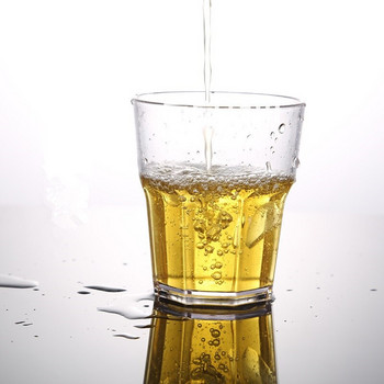 6 τμχ Πλαστικό ποτήρι εστιατορίου Clear Beer Wine Beverage ποτήρια Ανθεκτικά στο σπάσιμο Ποτήρια Ποτού Διαφάνεια Προμήθειες καφέ μπαρ