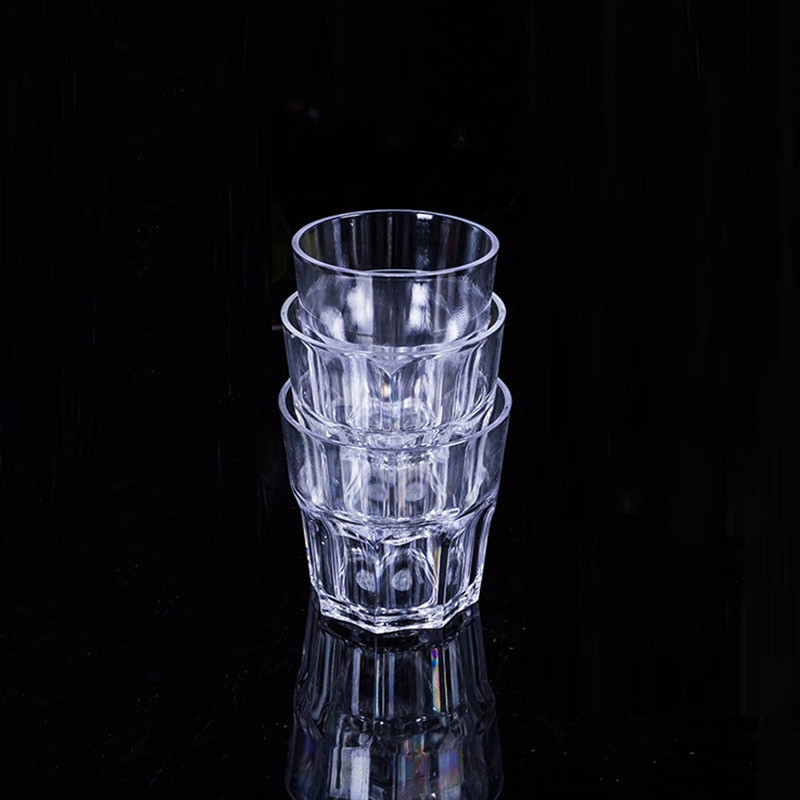 Pahar de restaurant din plastic, 6 buc., pahare pentru băuturi, bere, vin, pahare rezistente la rupere, transparență, consumabile pentru cafenea