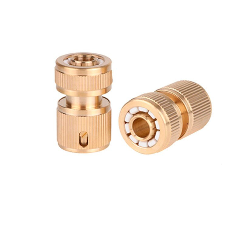 Žalvario G1/2 G3/4 greito vandens stabdymo jungtis automobilių plovimo vandens pistoleto komplektas Sodo žarnos varinė jungtis ir vandens pistoleto rinkinys