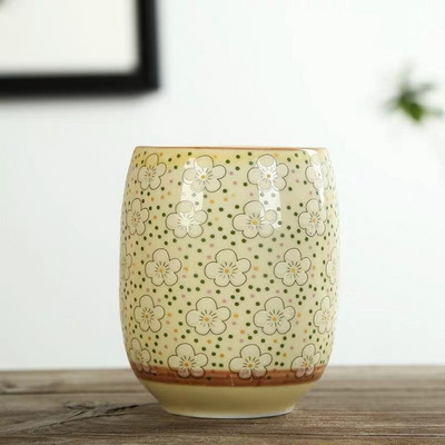 Japán stílusú nagy retro kék-fehér porcelán teáscsésze kung fu italos edények háztartási vizes bögre borospohár irodai teáscsészék